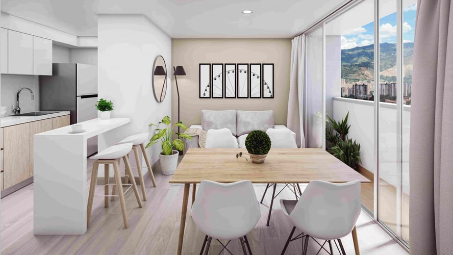 Apartamento de 2 alcobas en venta en San Jose Obrero, Bello, 50 m² · foto 2 de 19