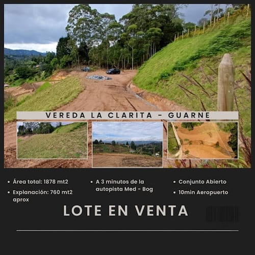 Lote en venta en Guarne, 1878 m² · foto 10 de 10