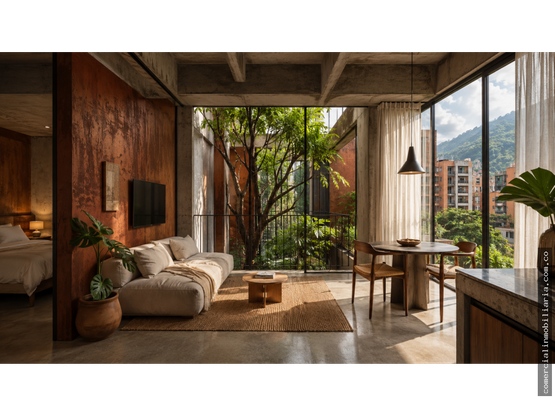 Apartaestudio en venta en Laureles, Medellín, 20 m² · foto 3 de 10