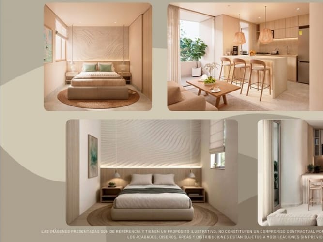 Apartaestudio en venta en Monteazul, Sabaneta, 35 m² · foto 2 de 5