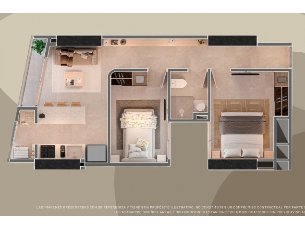 Apartamento en venta en Monteazul, Sabaneta · foto 3 de 5