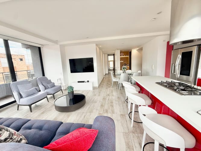Apartment for rent in Chico norte, Bogotá