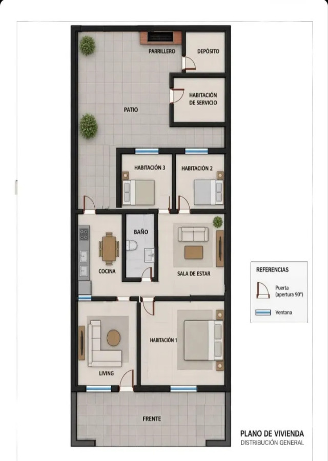 Alquiler Casa Planta Baja 3 Dormitorios Patio Con Parrillero Sin Gastos Comunes En La Blanqueada · Foto 12