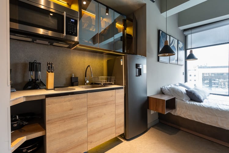 Apartaestudio en venta en Chico, Bogotá, 23 m² · foto 7 de 24