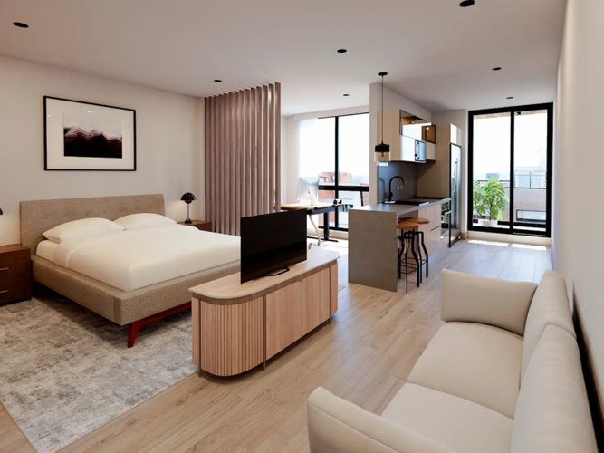 Apartaestudio en venta en Cedritos, Bogotá, 45 m² · foto 4 de 10