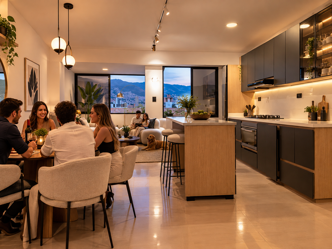 Apartamento de 3 alcobas en venta en Naranjal, Medellín, 110 m² · foto 3 de 20