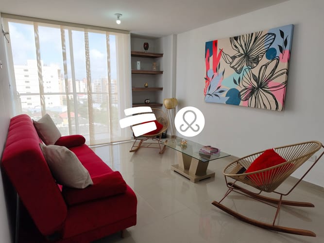 Apartamento de 2 alcobas en venta en Nuevo Horizonte, Barranquilla, 80 m² · foto 2 de 10