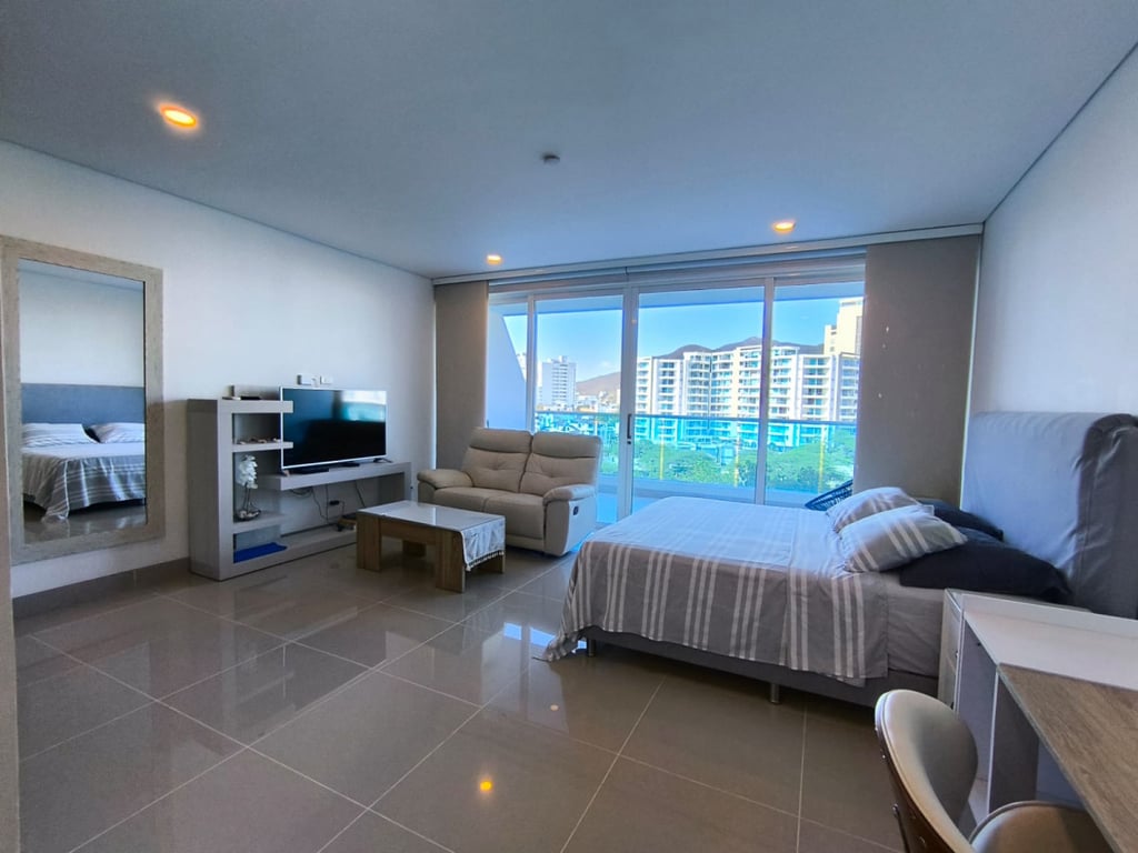 Apartaestudio en arriendo en Salguero, Santa Marta · foto 2 de 12