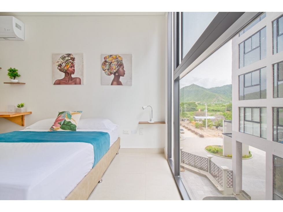 Apartaestudio en arriendo en Pozos Colorados, Santa Marta · foto 9 de 19