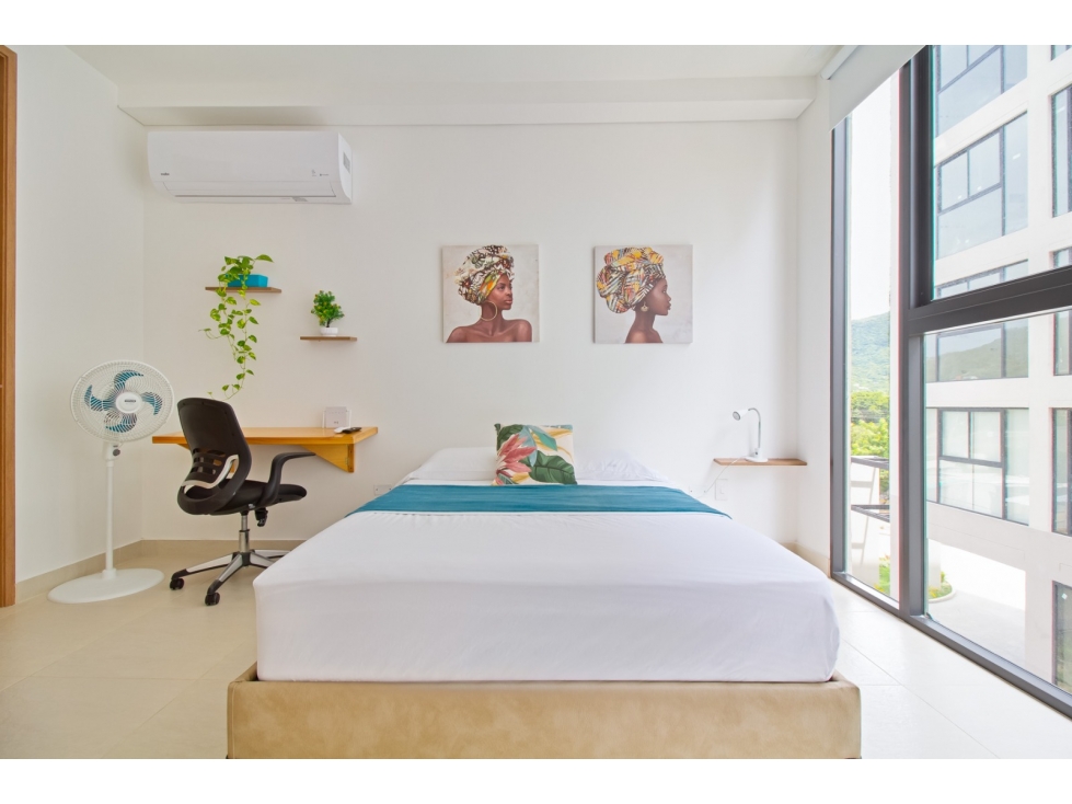 Apartaestudio en arriendo en Pozos Colorados, Santa Marta · foto 11 de 19