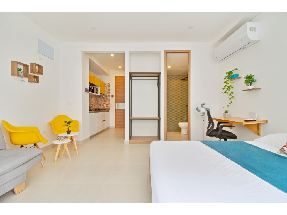 Apartaestudio en arriendo en Pozos Colorados, Santa Marta · foto 12 de 19