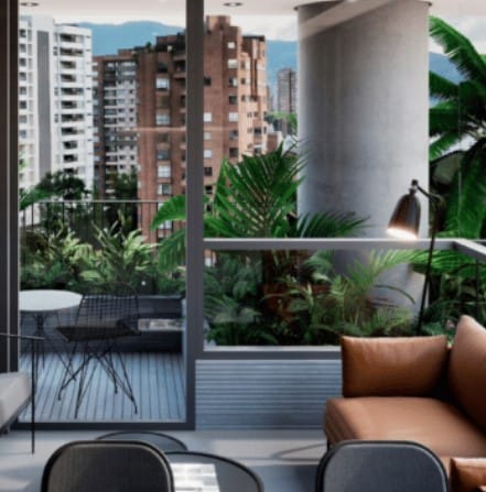 Apartamento de 1 alcoba en venta en El Poblado, Medellín, 69 m² · foto 7 de 18
