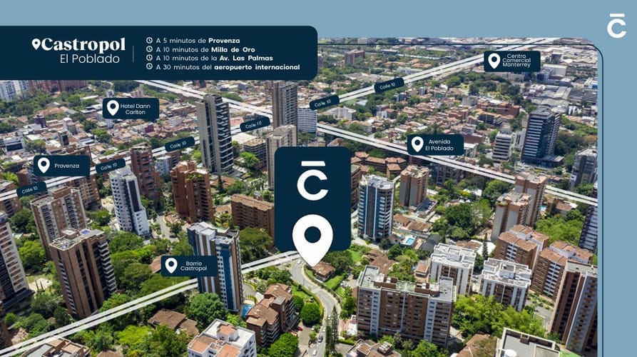 Apartamento de 1 alcoba en venta en El Poblado, Medellín, 69 m² · foto 18 de 18