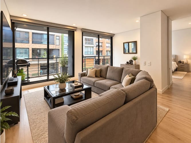Apartamento de 2 alcobas en venta en El Virrey, Bogotá, 140 m² · foto 2 de 10