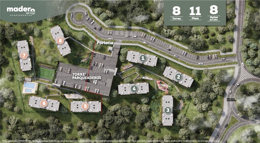 Apartamento de 3 alcobas en venta en El Porvenir, Rionegro, 54 m² · foto 7 de 12
