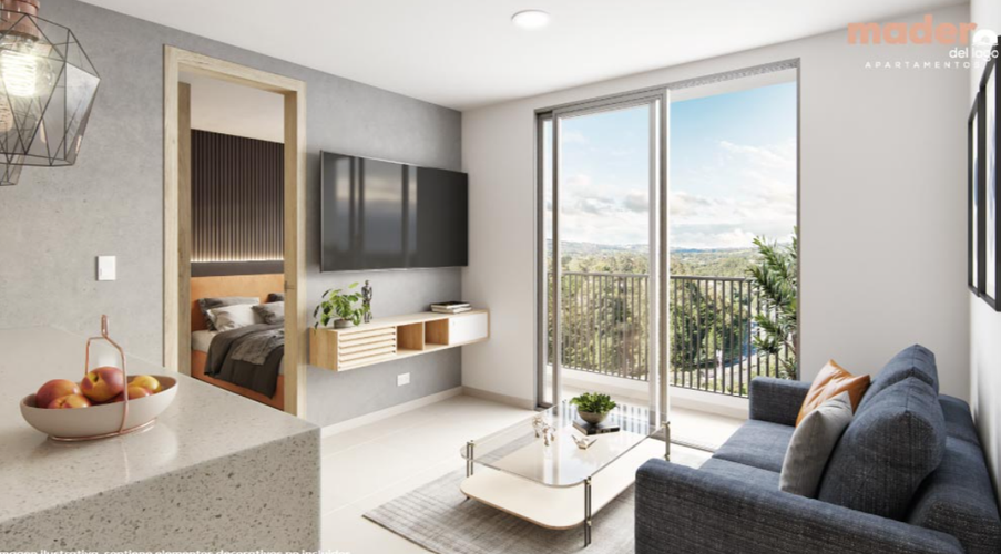 Apartamento de 3 alcobas en venta en El Porvenir, Rionegro, 54 m² · foto 10 de 12