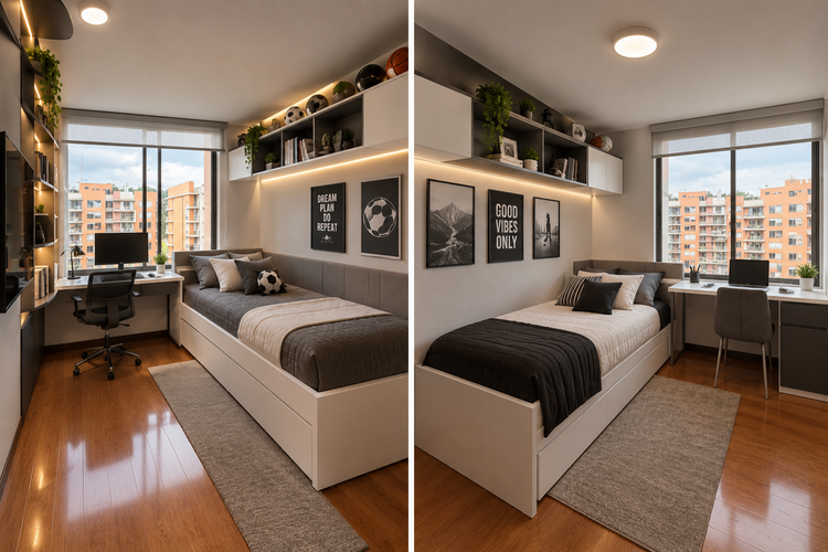 Apartamento de 3 alcobas en venta en Colina Campestre, Bogotá, 90 m² · foto 3 de 6