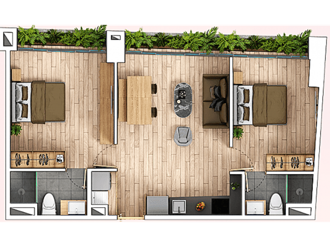 Apartamento de 2 alcobas en venta en Centro Administrativo, Bogotá, 71 m² · foto 7 de 8