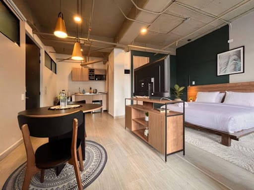 Apartaestudio en arriendo en Laureles, Medellín, 45 m² · foto 3 de 6