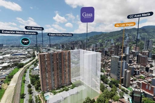 Apartamento de 2 alcobas en venta en Yarumito, Sabaneta, 63 m² · foto 2 de 20