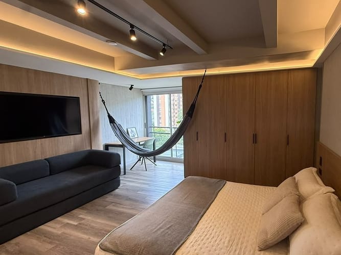 Apartamento de 1 alcoba en arriendo en El Poblado, Medellín, 40 m² · foto 8 de 10
