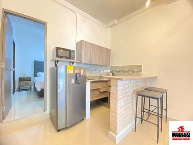 Apartaestudio en arriendo en San Joaquín, Medellín, 34 m² · foto 3 de 12