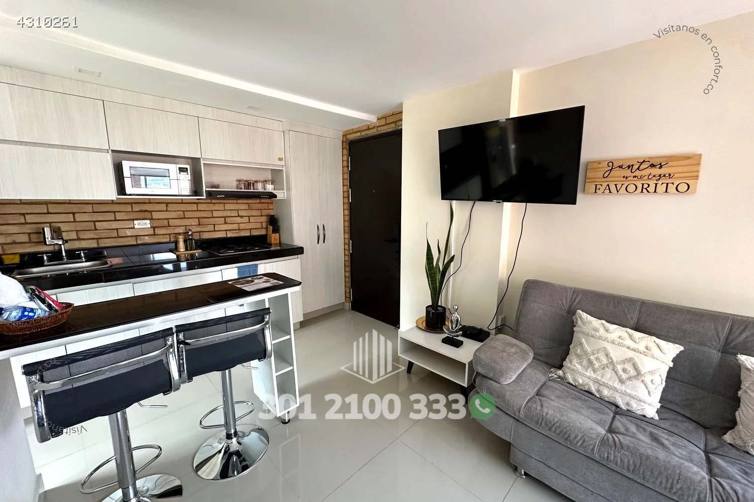 1BR Apartment in El tesoro (30 m²) - 2