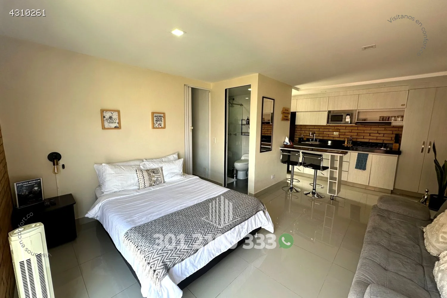 1BR Apartment in El tesoro (30 m²) - 4