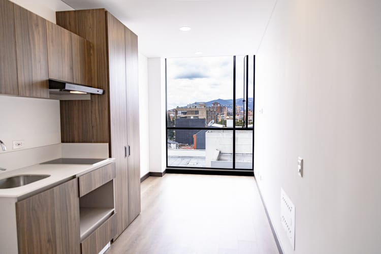 Apartaestudio en venta en Nuevo Country, Bogotá, 16 m² · foto 2 de 9
