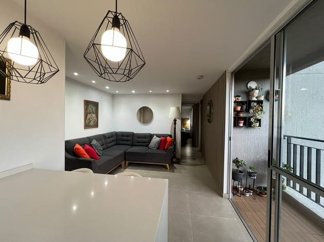Apartamento de 3 alcobas en venta en Llano Grande, Rionegro, 58 m² · foto 4 de 15