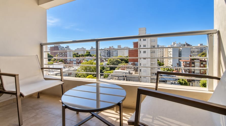 PUNTA CARRETAS – ALQUILER MONOAMBIENTE FINAMENTE AMUEBLADO CON TERRAZA · Photo 3