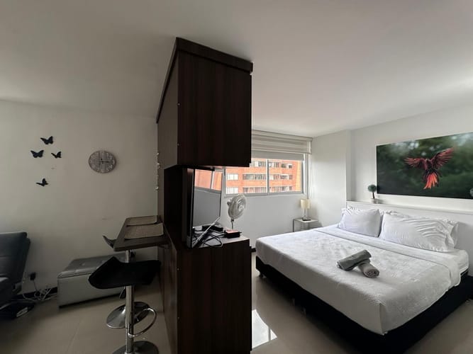 Apartamento de 1 alcoba en arriendo en Los Naranjos, Medellín, 35 m² · foto 7 de 13