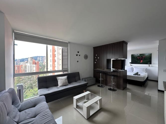 Apartamento de 1 alcoba en arriendo en Los Naranjos, Medellín, 35 m² · foto 4 de 13