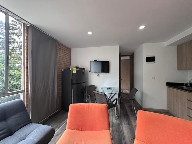 Apartamento de 1 alcoba en arriendo en Cola Del Zorro, Medellín, 35 m² · foto 3 de 13
