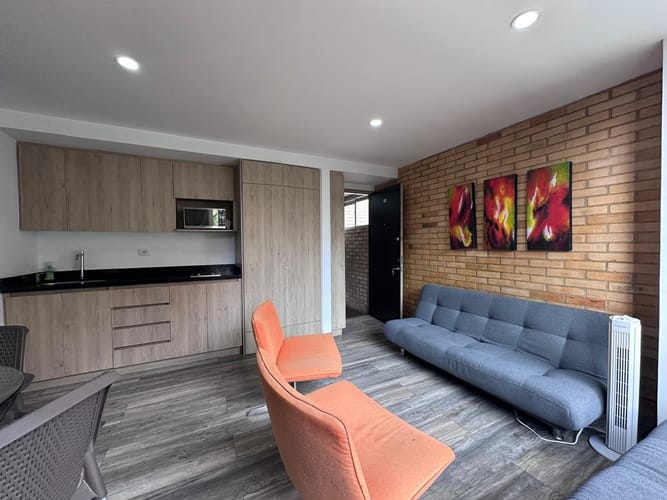Apartamento de 1 alcoba en arriendo en Cola Del Zorro, Medellín, 35 m² · foto 4 de 13