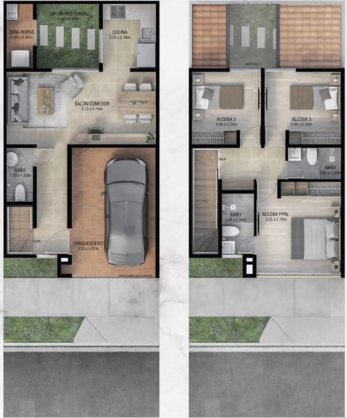 Lote en venta en San Nicolas, La Ceja, 64 m² · foto 4 de 5