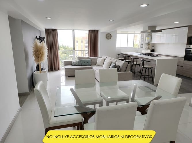 Apartamento de 3 alcobas en arriendo en Los Naranjos, Medellín, 91 m² · foto 5 de 18