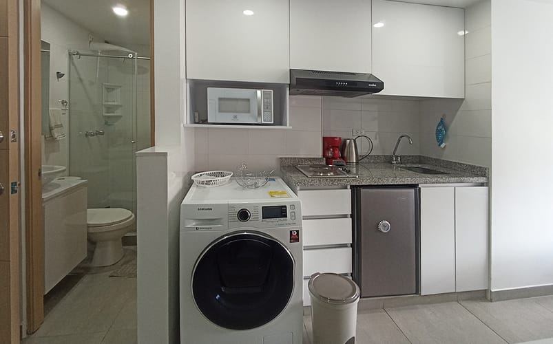 Apartamento de 1 alcoba en arriendo en Niza Norte, Bogotá, 21 m² · foto 3 de 6