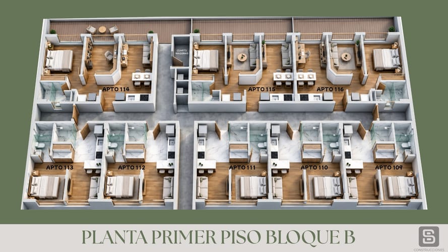 Apartaestudio en venta en Las Nieves, Tunja, 23 m² · foto 10 de 17