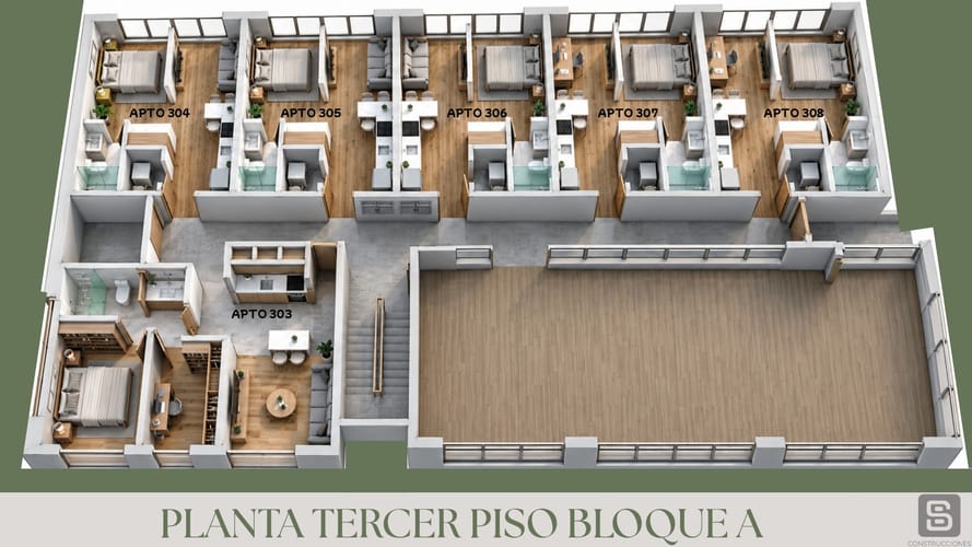 Apartaestudio en venta en Las Nieves, Tunja, 23 m² · foto 15 de 17