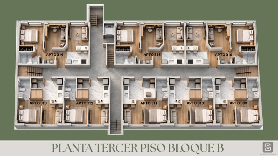 Apartaestudio en venta en Las Nieves, Tunja, 23 m² · foto 17 de 17