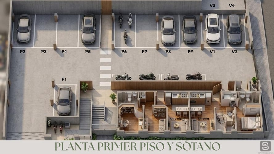 Apartaestudio en venta en Las Nieves, Tunja, 23 m² · foto 9 de 17