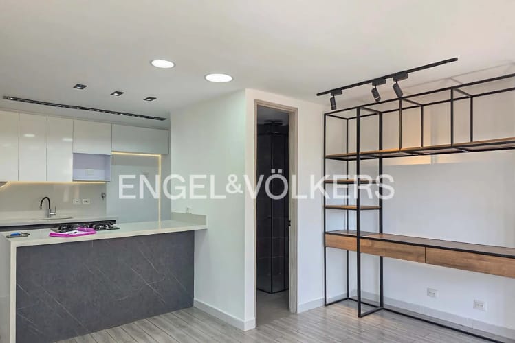 Apartamento de 1 alcoba en venta en Laureles, Medellín, 49 m² · foto 4 de 12