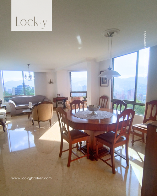 Apartamento de 3 alcobas en venta en El Tesoro, Medellín, 138 m² · foto 6 de 13