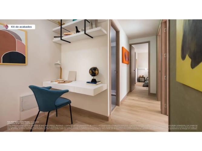 Apartamento de 3 alcobas en venta en El Rosal, Rionegro, 71 m² · foto 4 de 17