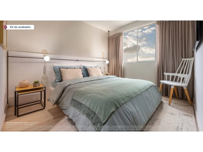 Apartamento de 3 alcobas en venta en El Rosal, Rionegro, 71 m² · foto 5 de 17
