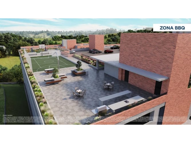 Apartamento de 3 alcobas en venta en El Rosal, Rionegro, 71 m² · foto 10 de 17