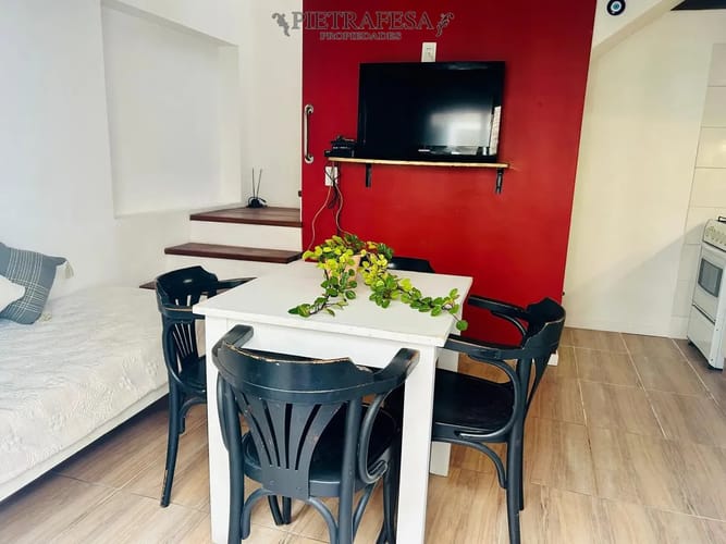 Apartamento en alquiler, monoambiente, 1 baño. Amueblado. Pocitos. · Foto 1