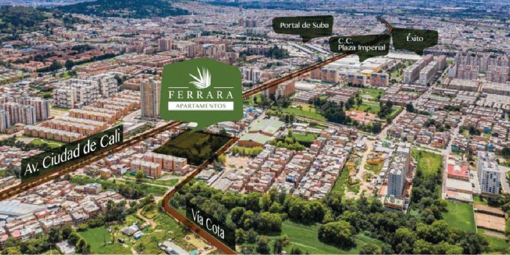 Apartamento de 2 alcobas en arriendo en Suba Las Mercedes, Bogotá, 37 m² · foto 2 de 15