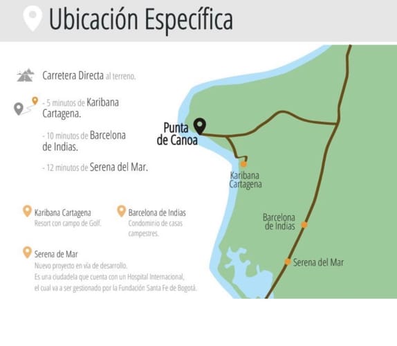 Lote en venta en Punta Canoa, Cartagena, 10000 m² · foto 6 de 6